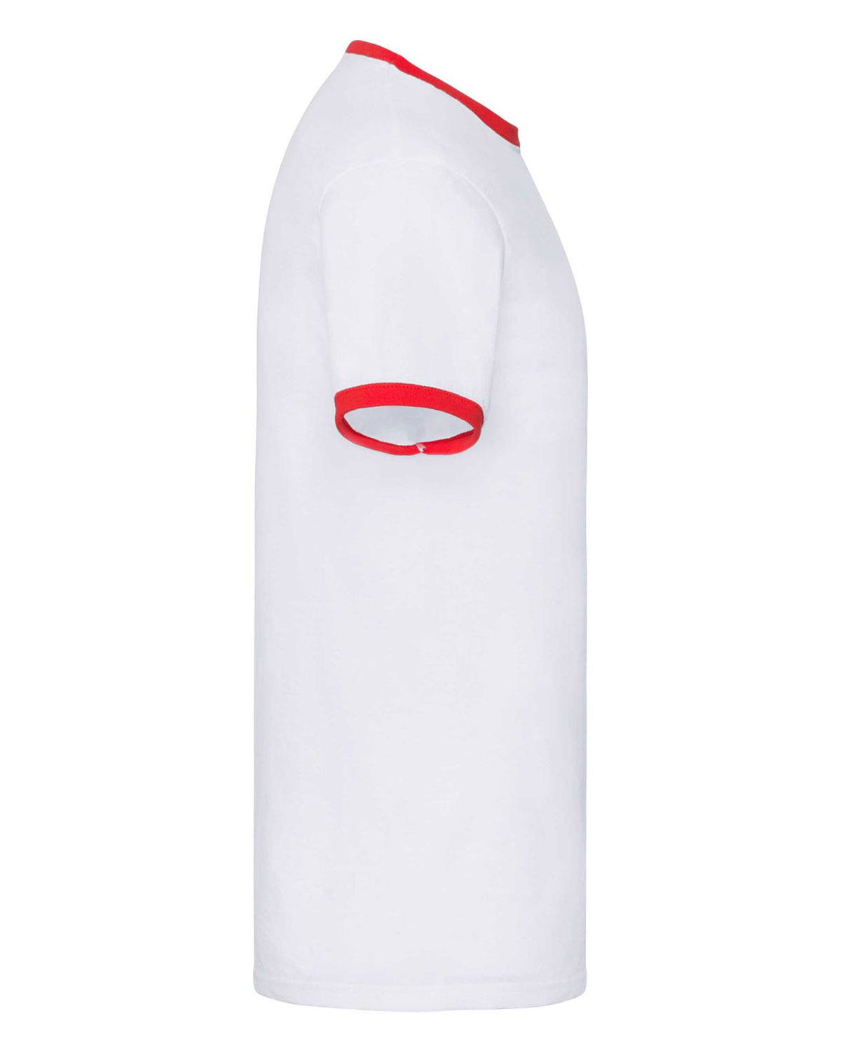 Ringer T-Shirt White/Red XXL